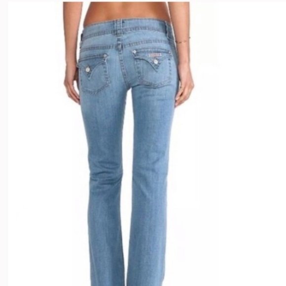 Hudson Signature Flap Pocket‎ Denim Jeans Bootcut in PRM - Picture 1 of 16